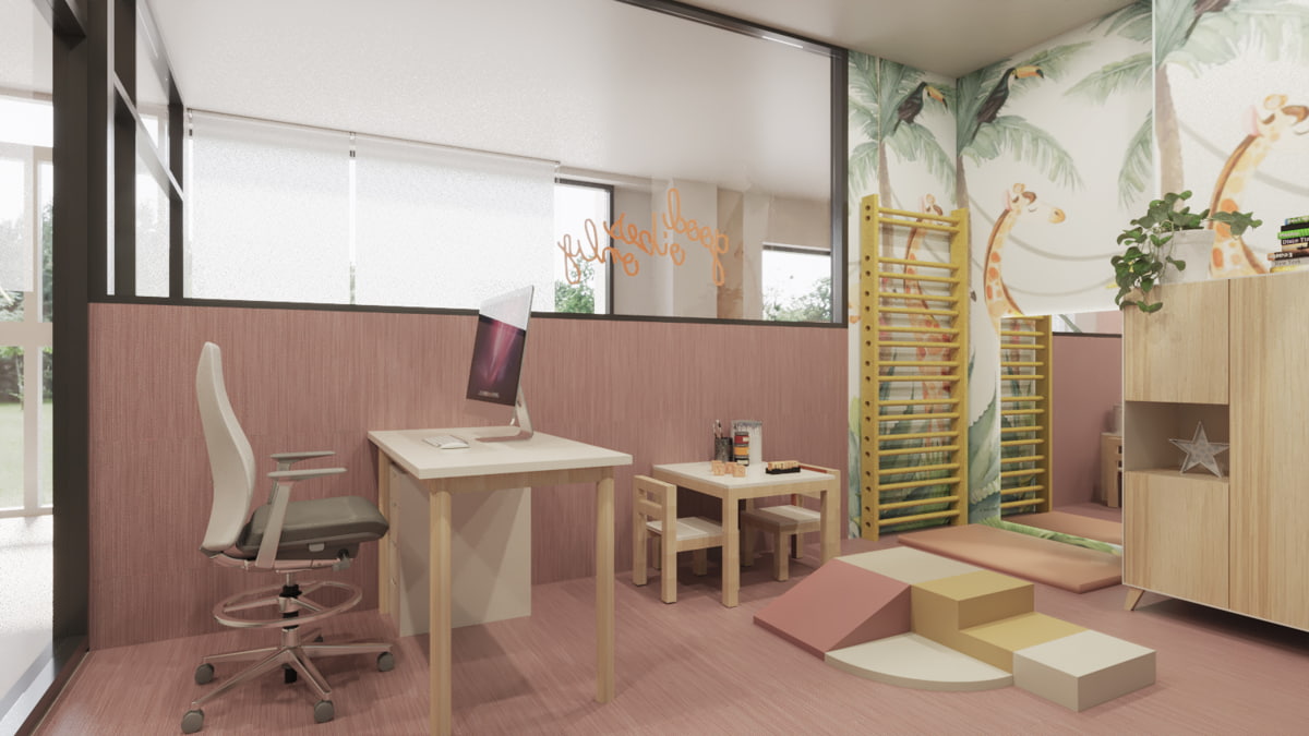 diseño sala de centro psicopedagogico